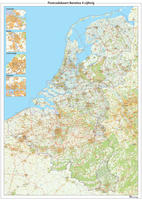 Postcodekaart Benelux 4-cijferig