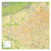 Kaart Ardennen