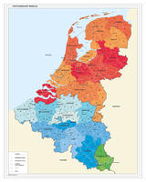 Digitale Postcodekaart Benelux 2-cijferig