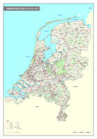 Digitale Gemeentekaart Nederland Gedetailleerd