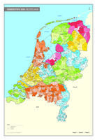 Digitale Gemeentekaart Nederland Provinciekleuren