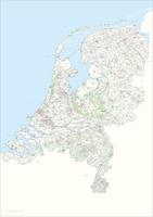 Digitale Postcode-/Gemeentekaart Nederland