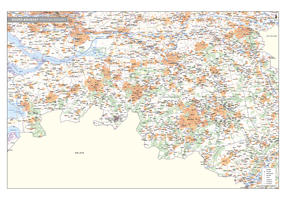 Postcode-/Gemeentekaart Noord-Brabant