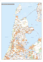 Postcode-/Gemeentekaart Noord-Holland