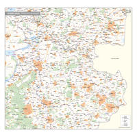 Postcode-/Gemeentekaart Overijssel