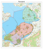 Digitale Postcodekaart Provincie Flevoland