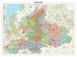 Postcodekaart Provincie Gelderland