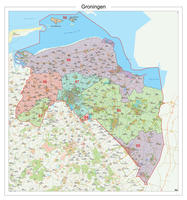 Postcodekaart Provincie Groningen