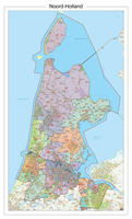 Postcodekaart Provincie Noord-Holland