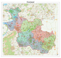 Digitale Postcodekaart Provincie Overijssel