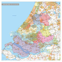 Digitale Postcodekaart Provincie Zuid-Holland