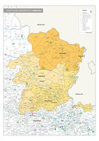 postcode/gemeente kaart Belgisch Limburg