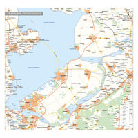 Flevoland Provinciekaart Staatkundig