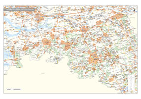 Noord-Brabant Provinciekaart Staatkundig