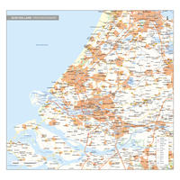 Zuid-Holland Digitale Provinciekaart Staatkundig