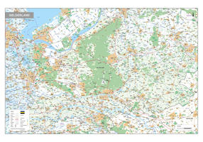 Provinciekaart Gelderland