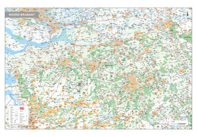 Provinciekaart Noord-Brabant