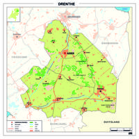 Kaart Drenthe 