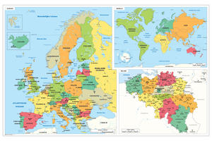 Digitale Schoolkaart Europa/Wereld/België