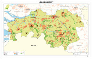 Digitale Kaart Noord-Brabant