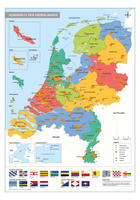 Schoolkaart Koninkrijk der Nederlanden