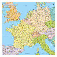 Kaart Benelux, Duitsland en Frankrijk