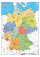 Digitale Duitsland Schoolkaart Staatkundig