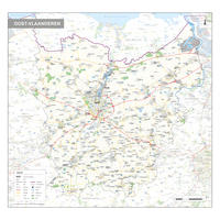 Oost-Vlaanderen Provinciekaart