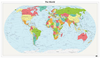 Wereldkaart Staatkundig