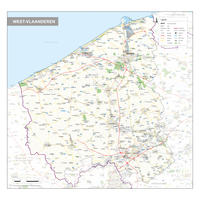 Provinciekaart West-Vlaanderen