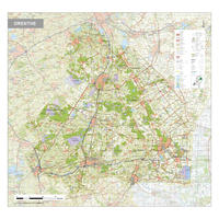 Topografische kaart Drenthe 1:100.000