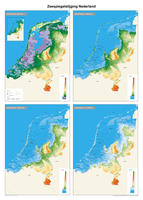 Digitale Nederland Kaart Zeespiegelstijging