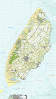Topografische kaart Texel
