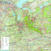 Topografische kaart Utrecht 1:100.000