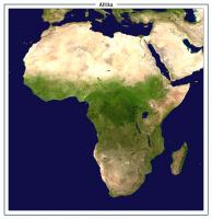Digitaal Satellietbeeld Afrika 1330