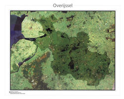 Satellietkaart Overijssel