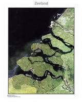 Satellietkaart Zeeland