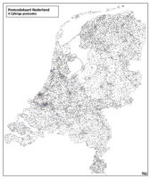 Postcodekaart Nederland