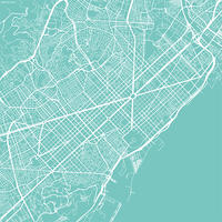 streets of Barcelona, stratenplan Barcelona, plattegrond Barcelona