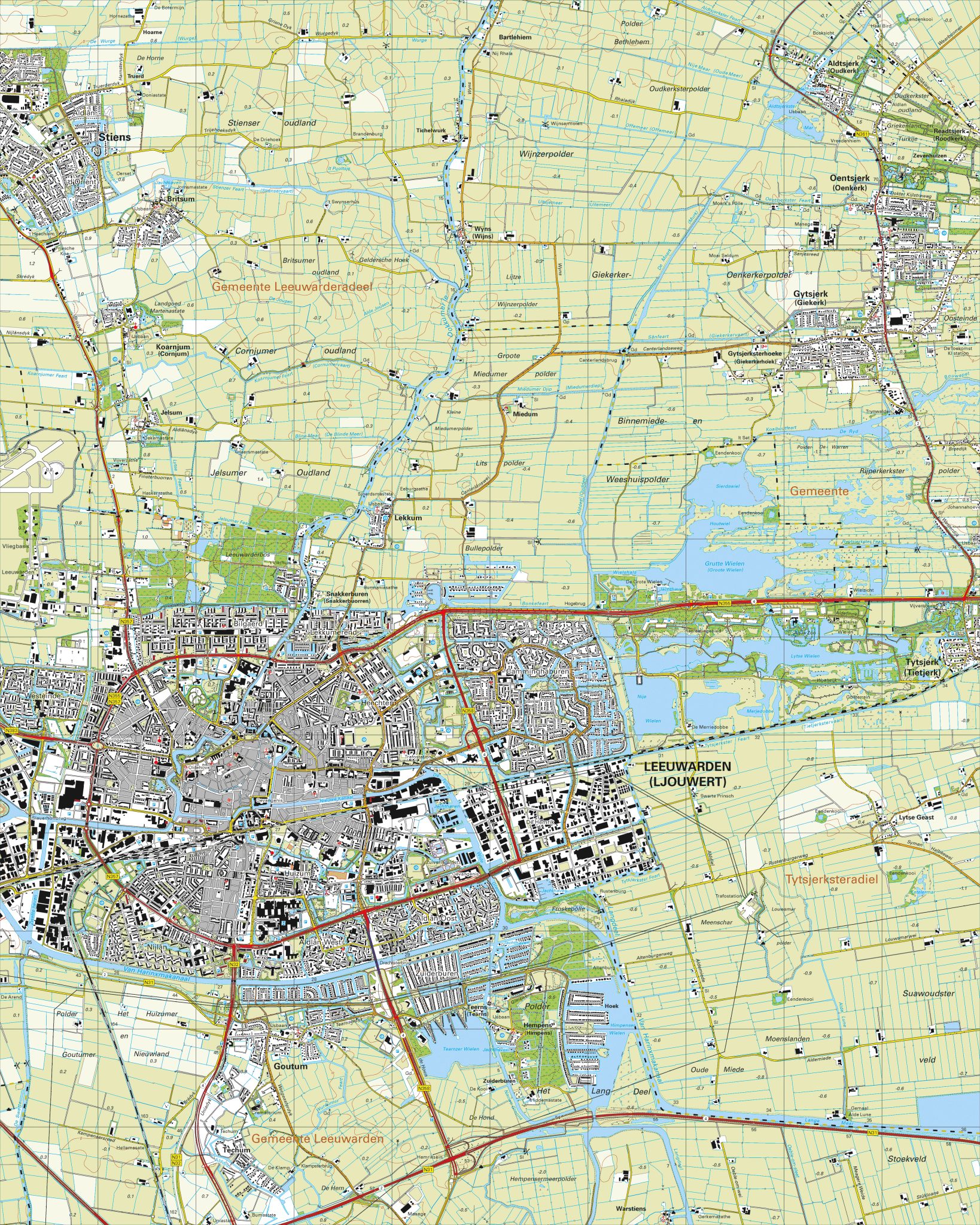 Digitaal - Bestel deze kaart digitaal als JPEG of EPS bestand