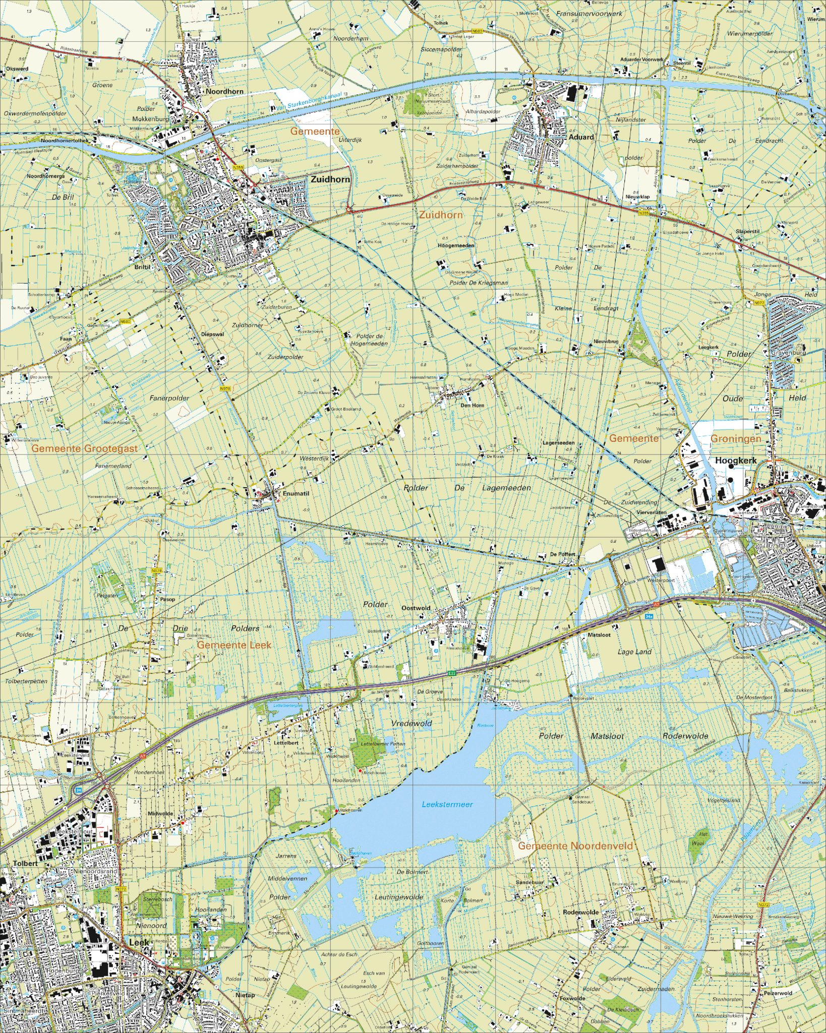 Digitaal - Bestel deze kaart digitaal als JPEG of EPS bestand