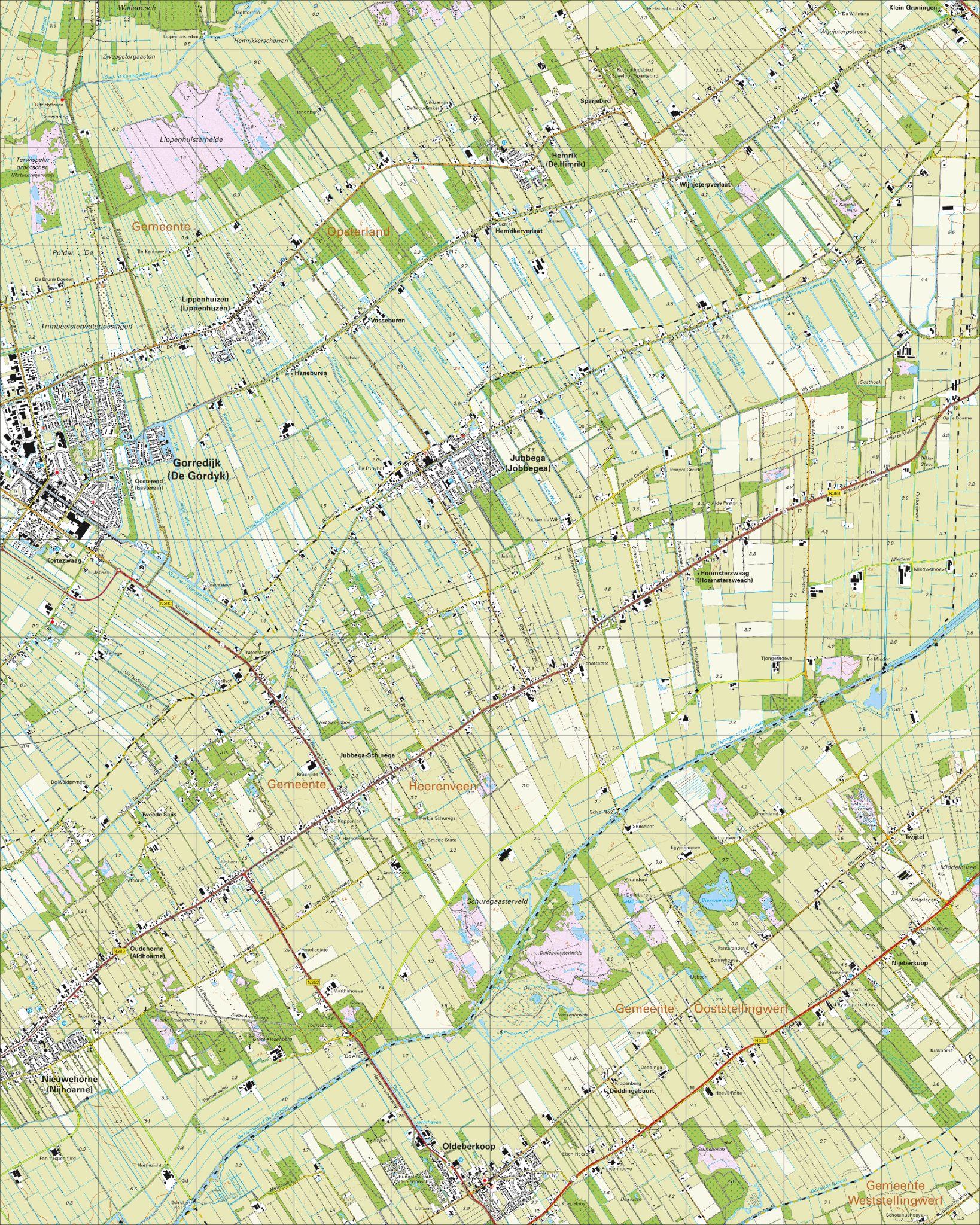 Digitaal - Bestel deze kaart digitaal als JPEG of EPS bestand