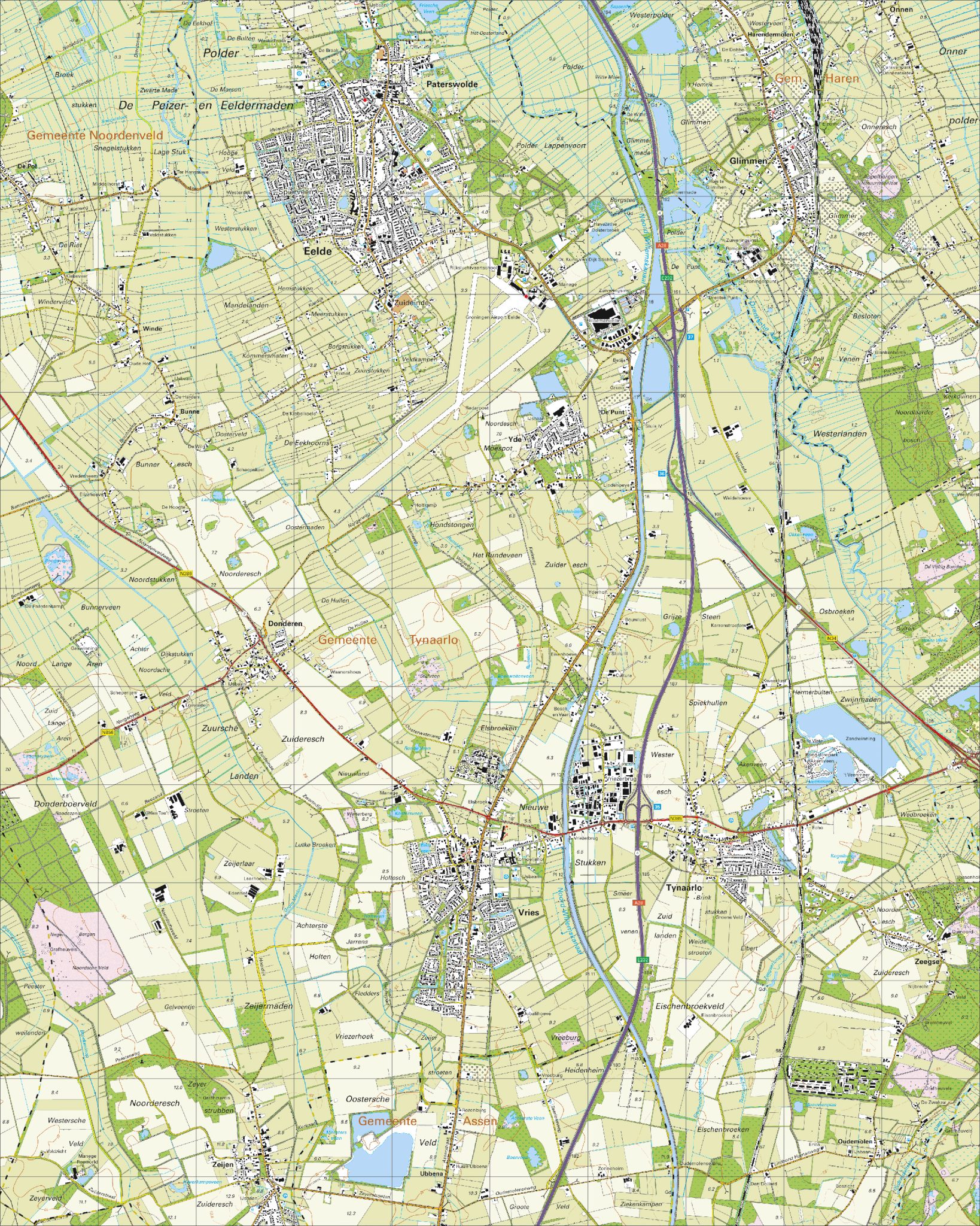 Digitaal - Bestel deze kaart digitaal als JPEG of EPS bestand