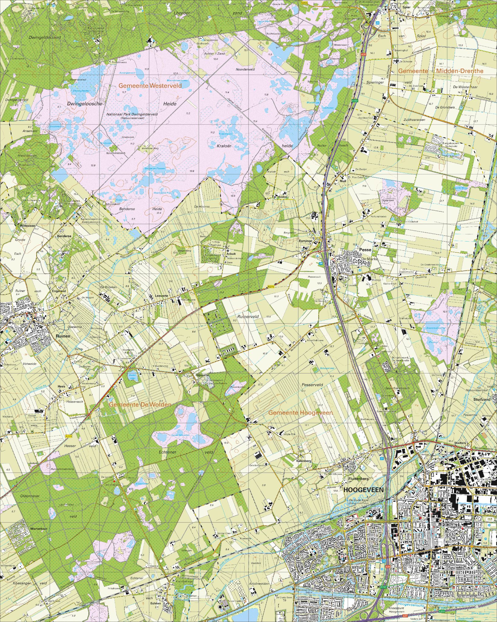Digitaal - Bestel deze kaart digitaal als JPEG of EPS bestand