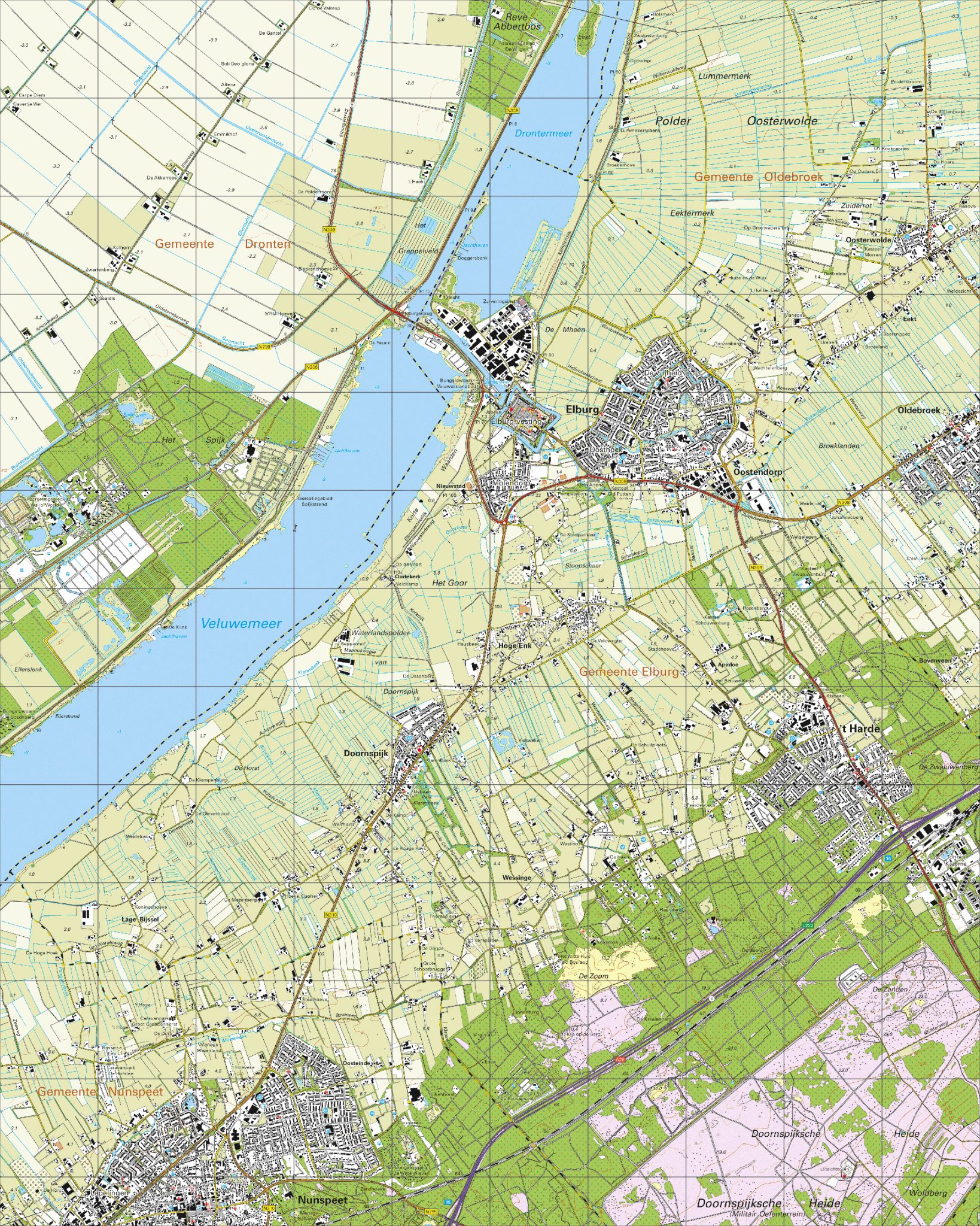 Digitaal - Bestel deze kaart digitaal als JPEG of EPS bestand