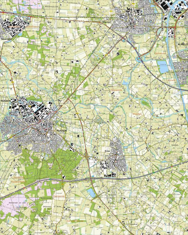 Digitaal - Bestel deze kaart digitaal als JPEG of EPS bestand