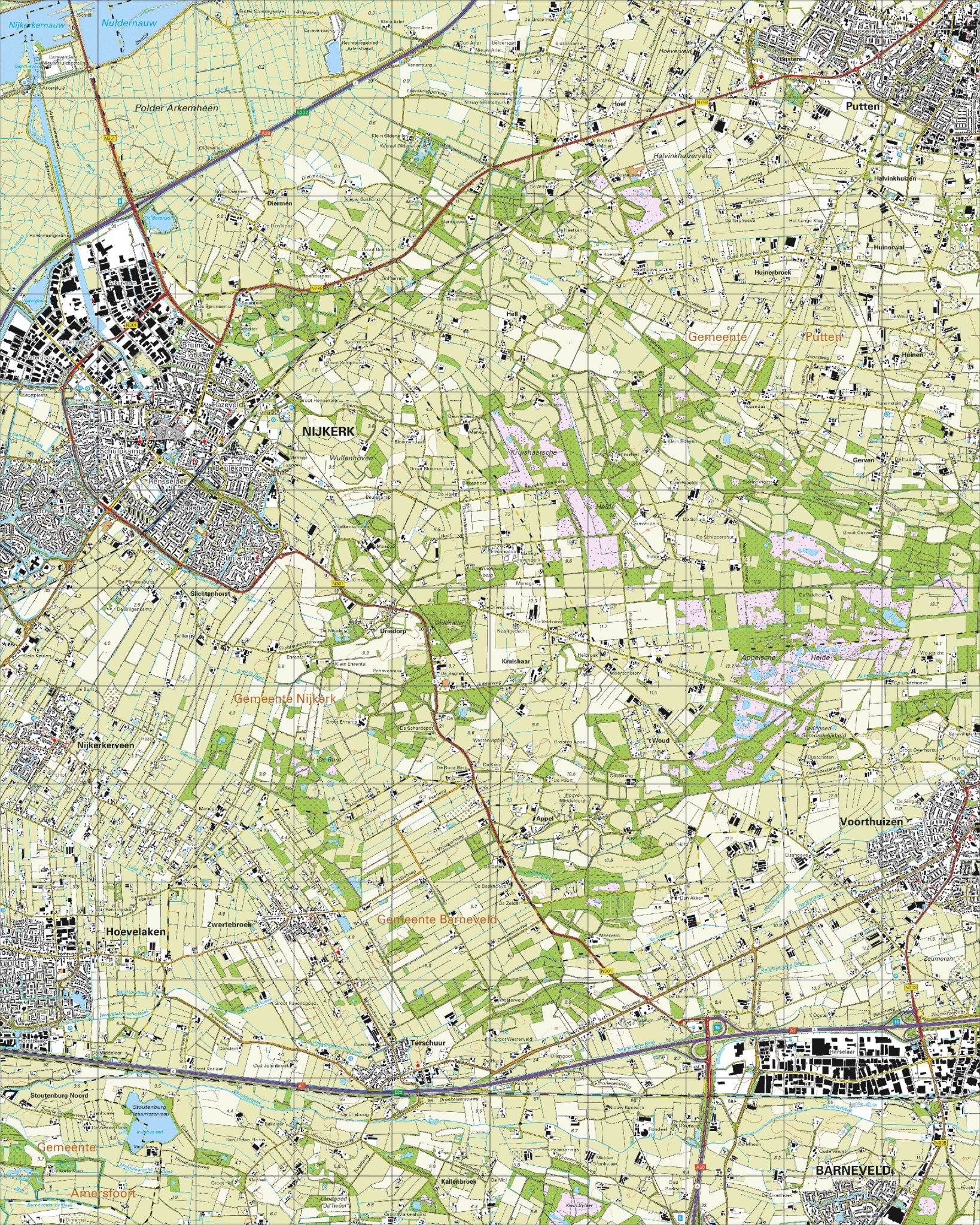 Digitaal - Bestel deze kaart digitaal als JPEG of EPS bestand