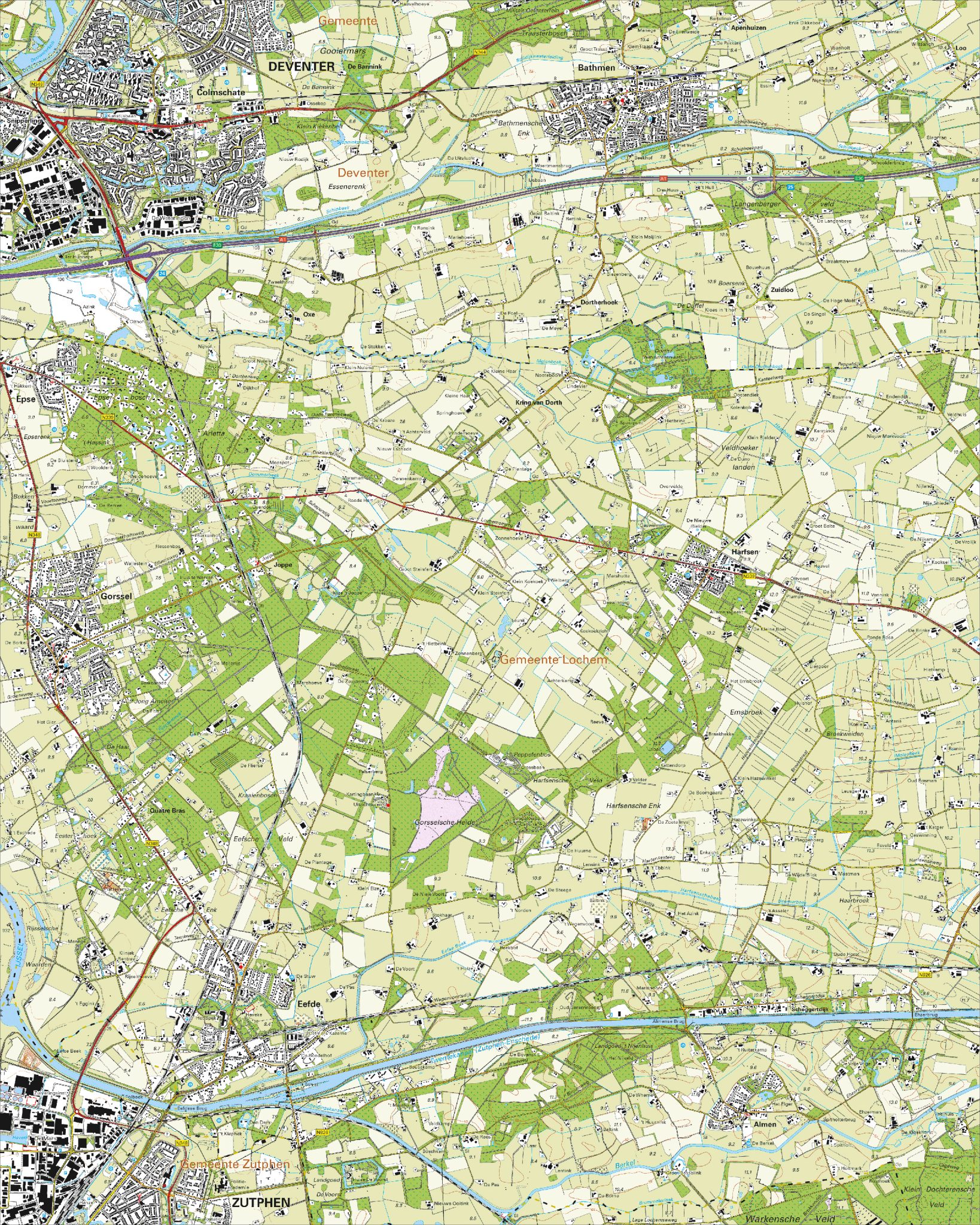 Digitaal - Bestel deze kaart digitaal als JPEG of EPS bestand