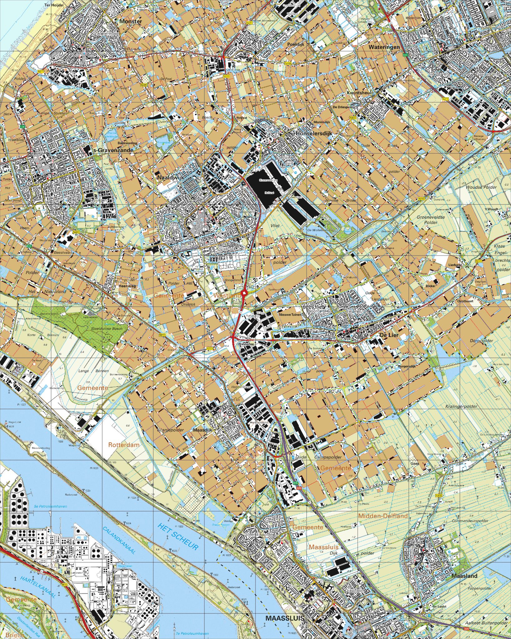 Digitaal - Bestel deze kaart digitaal als JPEG of EPS bestand
