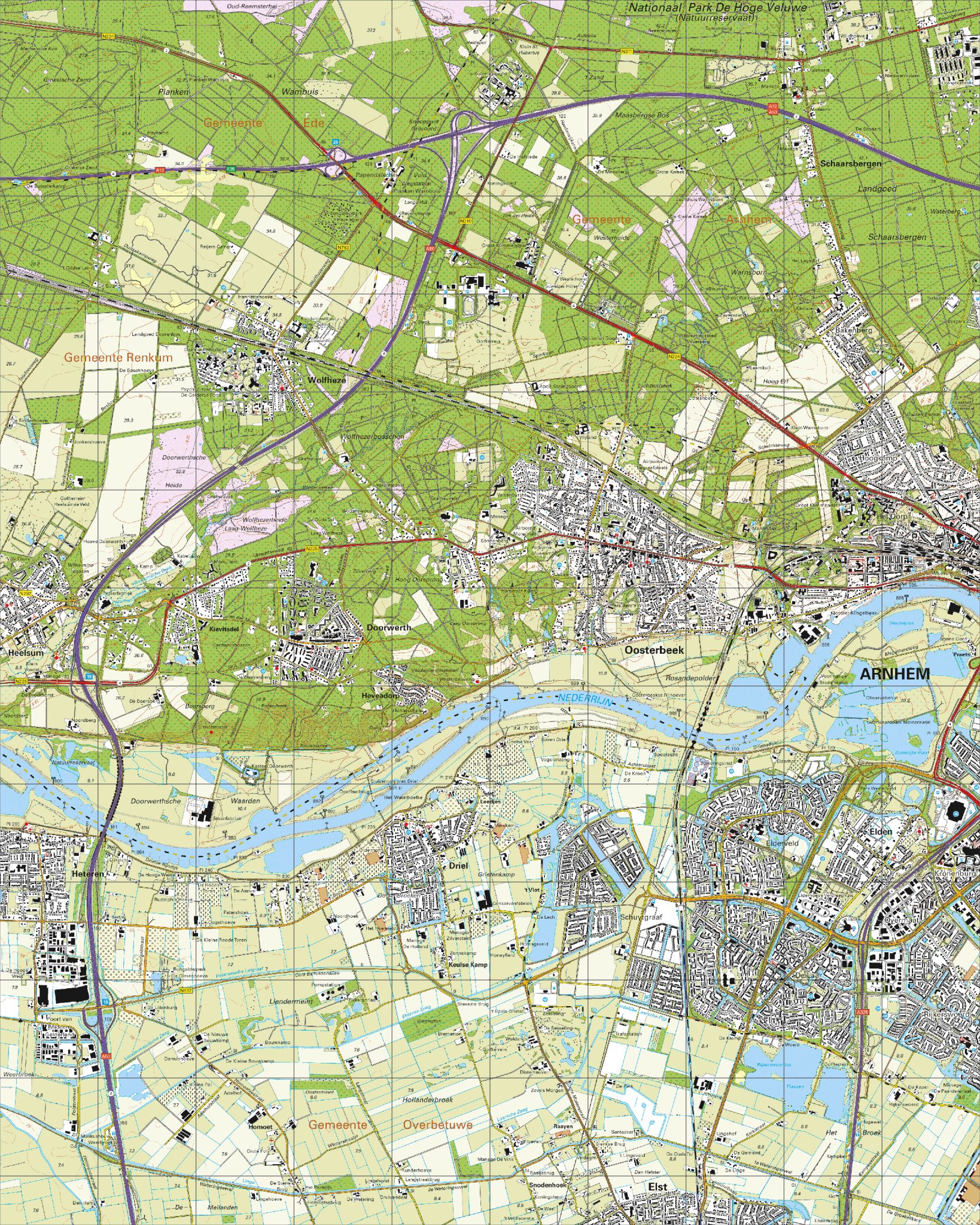 Digitaal - Bestel deze kaart digitaal als JPEG of EPS bestand